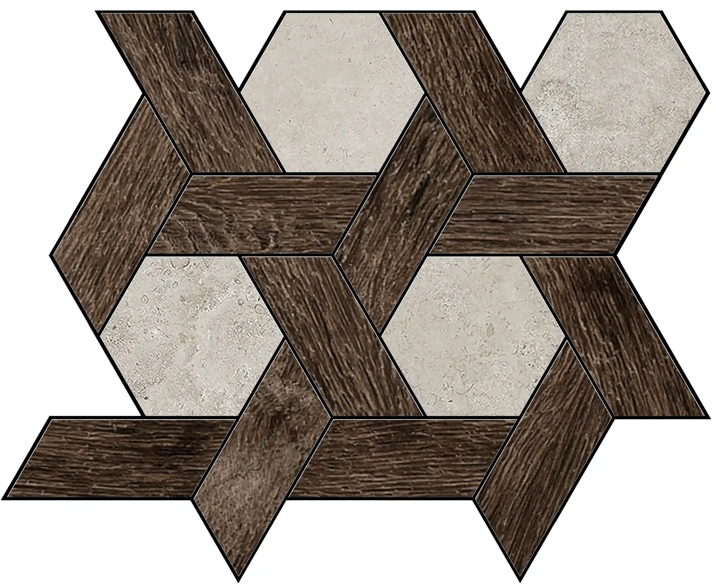 Il Cerreto decoro Amarone Brown 30x26cm